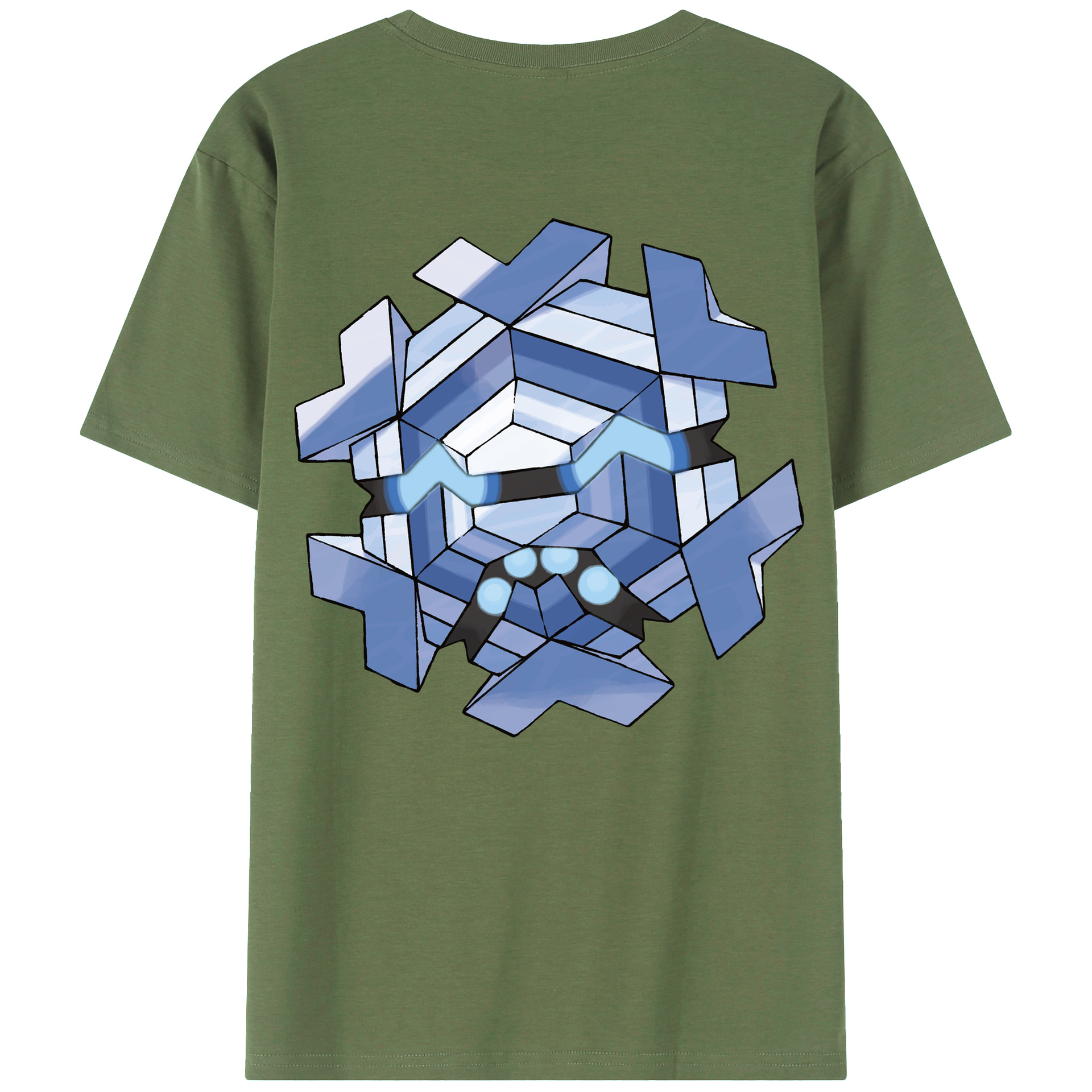 （画像用） ポケットモンスター Pokémon 綿100％ メンズ半袖Tシャツ（バックプリント） 通気性